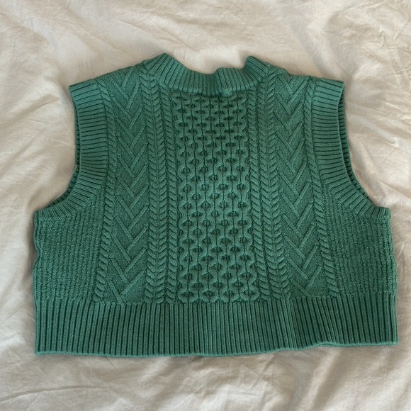 Aritzia Sweaters Aritzia Green Sweater Vest Poshmark